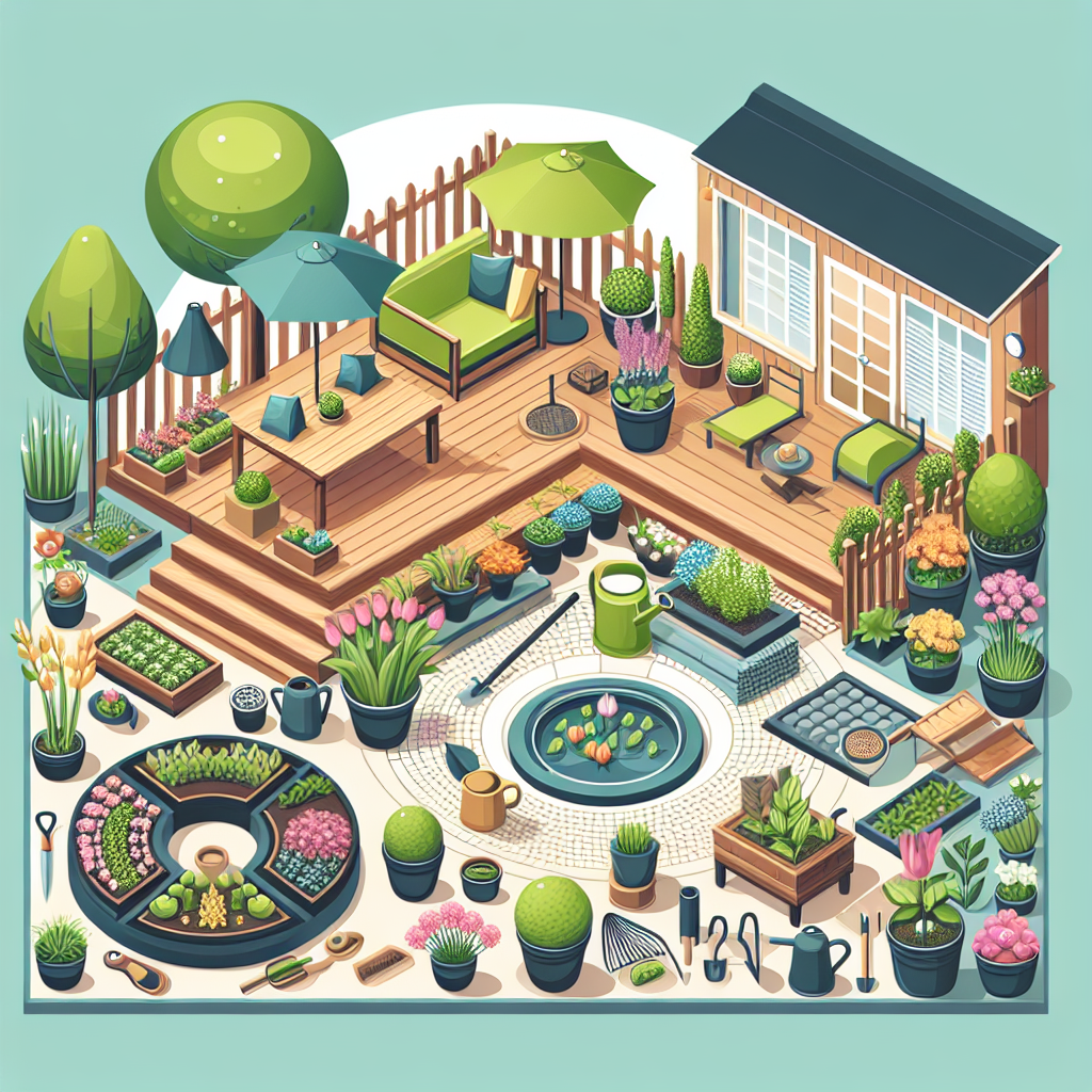 Jak urządzić funkcjonalną przestrzeń ogrodową na małym metrażu