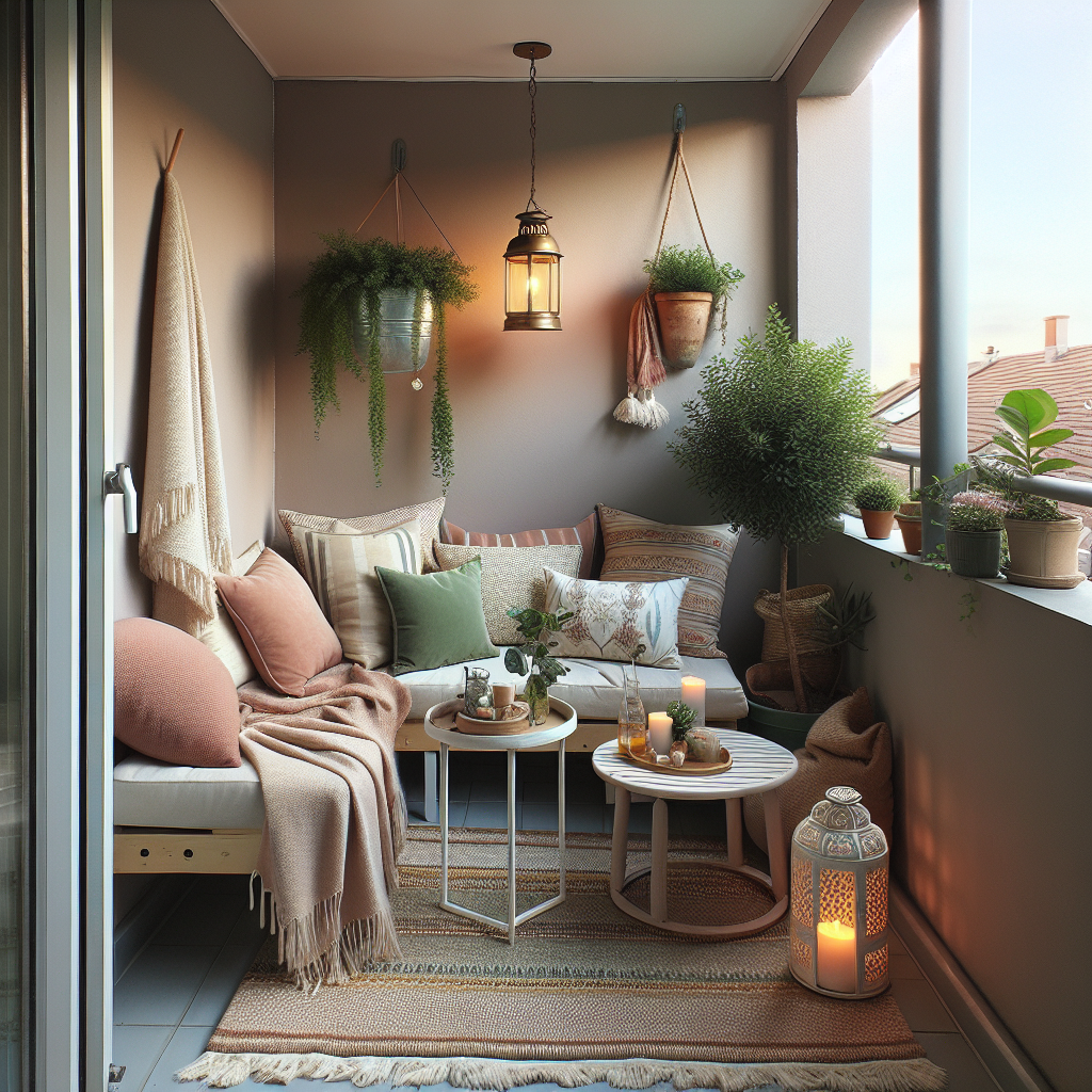 Mały balkon jako strefa relaksu: proste pomysły do wdrożenia